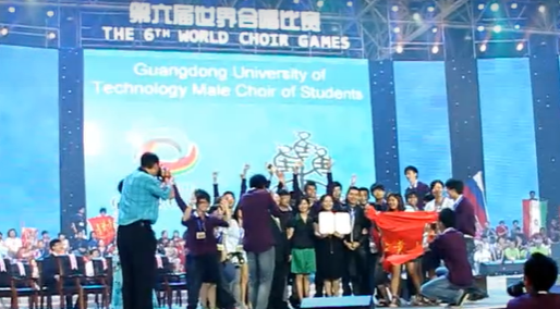 World Choir games - Guangdong University of Technology Male Choir of Students